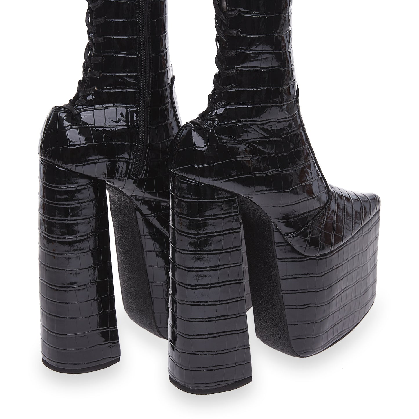 8" KITANA THIGH-HIGH BLACK