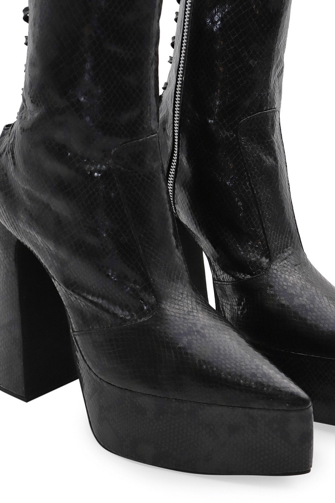 6" KITANA ANKLE BLK PYTN