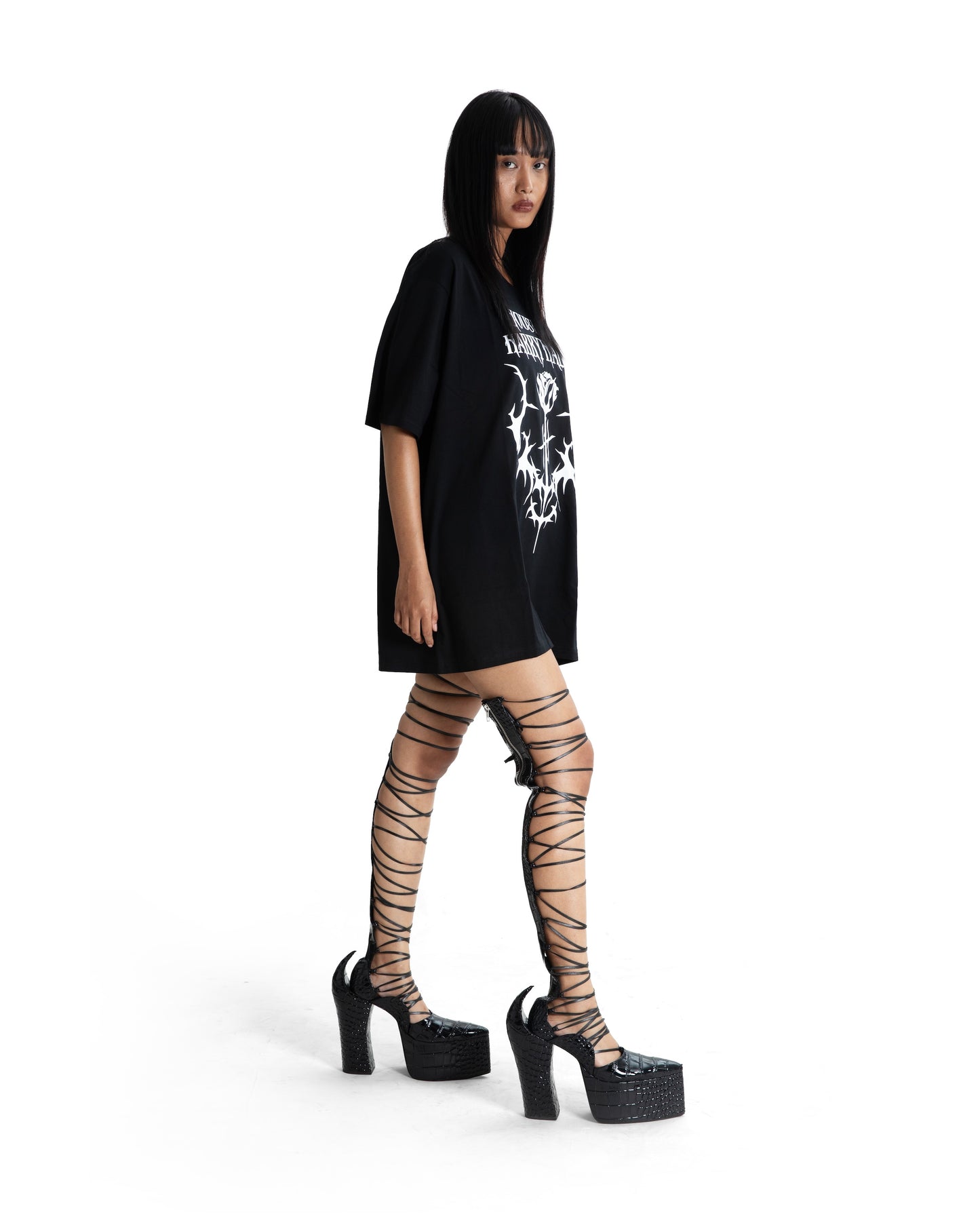BRATZBOOTS BLK WITCH - CROCO