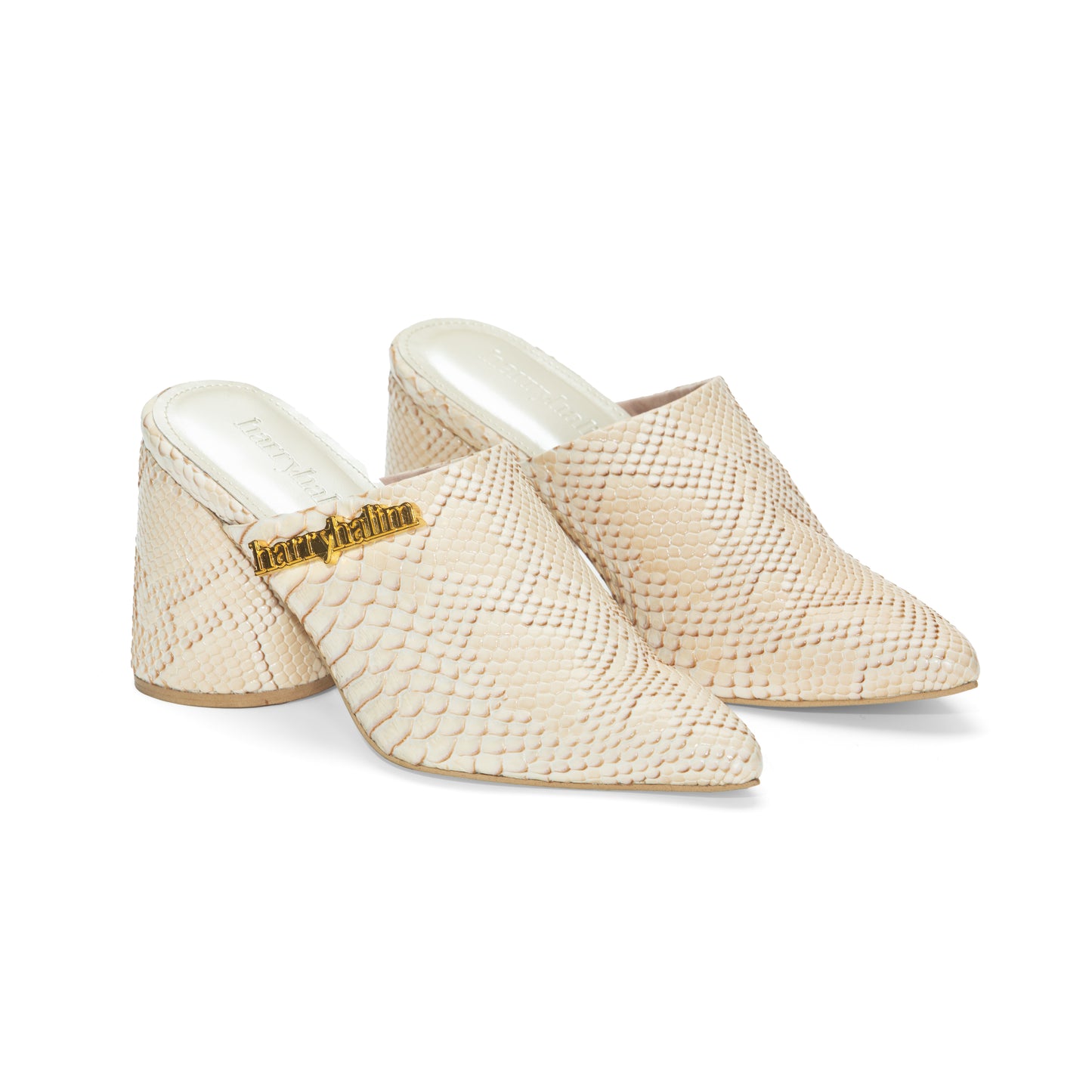 3.5” RAVEN MULES CREAM PYTHON